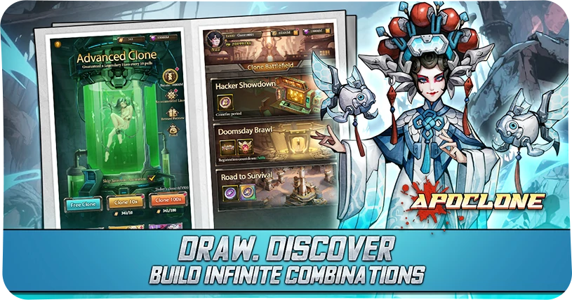 Draw. Discover. Build Infinite Combinations.
